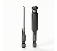 MotiveTech Inserto Magnetico con Testa a Sfera Sottile Punte con Estremità a Sfera Resistente Punta Gambo Esagonale per Meccanici, Spazi Stretti, Fai da Te