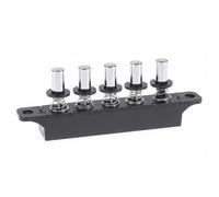 MotiveTech Interruttore Cappa Cucina Modulo a Cinque Pulsanti Pannello Comandi Pulsante Compatto Struttura Lineare Molle Visibili Pressione Adatto a Ricambio Pannello Cappa 11cmx4cm