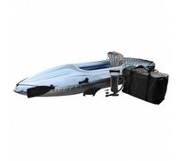 MotiveTech Kayak Gonfiabile Stile Canoa in PVC Kayak Gonfiabile con Accessori Stabile Pompa Manuale per Viaggiatori
