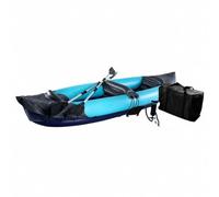 MotiveTech Kayak Gonfiabile Stile Canoa in PVC Kayak Gonfiabile con Accessori Stabile Pompa Manuale per Viaggiatori