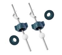 MotiveTech Kit di collegamento per asta di sollevamento per lavabo e clip a molla da 2 pezzi, tappo di scarico per bagno per hotel, con Nastro Grezzo