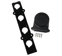 MotiveTech Kit di Conversione a Bobina direttaPlug in Alluminio Adattatore Finitura Opaca Nera per Meccanici, Kit Adattatore Per Coperchio Distributore B16
