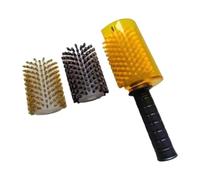 MotiveTech Kit di Spazzole per Sciolinatura Snowboard, Spazzole per Sciolinatura, Spazzola a Rullo Efficiente con Copertura per Manico, Kit di Spazzole per S
