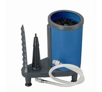 MotiveTech Lavabicchieri da Banco Plastica Pratico Lavabicchieri con Spazzole Radiali Compatto Glass Washer con Spazzole in Nylon per Ristorante,