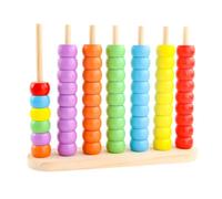 MotiveTech Legno con Perline Educativo Legno Colorato Pallottoliere per Neonati