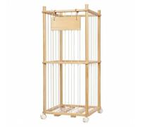 MotiveTech Libreria per Bambini con Ruote in Legno | Peluche con Ruote, Facile da Spostare, Organizzatore per Giocattoli Lavagnetta, Cameretta, Stanza Dei Giochi, Legno