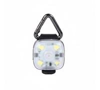MotiveTech Light Pendant Luce LED Ciondolo Luminoso Accessorio Riflettente Dispositivo Segnalatore Ricarica Tramite USB con Uso Prolungato Struttura in Plastica, Bianco