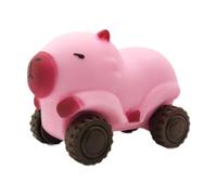 MotiveTech Macchinina Sensoriale a Retrocarica a Forma di, Un Giocattolo Creativo E Carino per L'asilo, La Scuola E Il Compleanno, Rosa