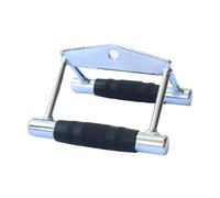 MotiveTech Maniglia a Doppia D per Rematore, Barra per Trazioni alla LAT Machine, Impugnatura Ergonomica in Acciaio, Barra per Press Down, Attacco per Cavo per a