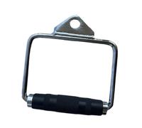 MotiveTech Maniglia per Trazione a D per Macchina per Vogatore, Accessorio per Cavo di Trazione, Impugnatura Antiscivolo, Sviluppo Muscolare, in Metallo, per