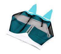 MotiveTech Maschera Antimosche Aderente Accessorio | Bordi Morbidi in Maglia, Copritesta Antimosche, Comoda, Maschera da Tafano, per da foraggio, maneggio, Equitazione Estiva