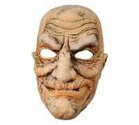 MotiveTech Maschera Realistica Uomo Anziano Maschera Lattice Cosplay Vecchio Uomo Travestimento Adulti Facile da Pulire Adatta per Halloween Feste