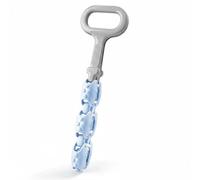 MotiveTech Massage Roller Rullo Massaggio Schiena Trigger Point Auto Massaggiante con Sfere Rotanti per Tensione da Postura O Allenamento in Polipropilene, Blu