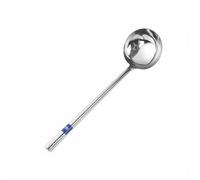 MotiveTech Mestolo in Acciaio Inox Antiruggine Cucchiaione da Chef a Manico Lungo Durevole Cucchiaione con Manico Lungo per Cucina Professionale, Ristorante, 12 Liang, Manico In Acciaio