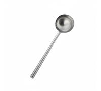 MotiveTech Mestolo in Acciaio Inox Antiruggine Cucchiaione da Chef a Manico Lungo Durevole Cucchiaione con Manico Lungo per Cucina Professionale, Ristorante, 12 Liang, Manico Acciaio 304