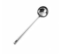MotiveTech Mestolo in Acciaio Inox Antiruggine Cucchiaione da Chef a Manico Lungo Durevole Cucchiaione con Manico Lungo per Cucina Professionale, Ristorante, 8 Liang, Manico In Acciaio Brillante
