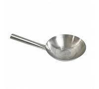 MotiveTech Mestolo in Acciaio Inox Robusto Mestolo con Manico Lungo Multiuso Cucchiaione da Portata in Acciaio per Ristorante, Cottura Nel Wok, 30CM Acciaio 2.0MM