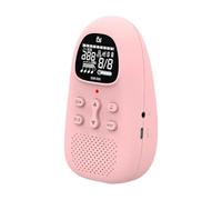 MotiveTech Metronomo elettronico, metronomo digitale, portatile, voce umana per ukulele, sassofono, batteria, Rosa