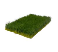 MotiveTech Mini Erba Modello Resina per Diorama Paesaggio Realistico con Vegetazione in Nylon Adatto per Scenari Ferroviari Architettura E Layout, Verde Medio