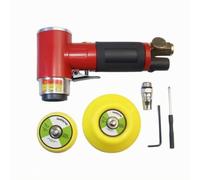 MotiveTech Mini Levigatrice Pneumatica Pneumatica Ergonomica Smerigliatrice Angolare Resistente All'ura Lucidatrice, Rosso, 2 Pastiglie
