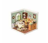 MotiveTech Modellino di Negozio da Assemblare Regalo Originale 3D Model Kit di Negozio Dettagli Intricati Kit Casa in Miniatura Fai da Te per Hobbisti, Tè Del Pomeriggio