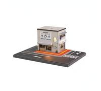 MotiveTech Modello di Izakaya Realistico Diorama con Illuminazione LED Modellismo per Scrivania