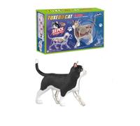 MotiveTech Modello Strutturale di Gatto con Organi Trasparente Modello di Anatomia Del Gatto Educativo per Veterinari, Bambini, Spazio Apprendimento Casa, Modello Anatomico Di Gatto Smoking