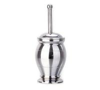 MotiveTech Mortaio Manuale Pratico | Robusto, Mortaio in Acciaio Inox, Stabile, Macinaspezie, per Preparazione Dei Cibi, Cuochi, X-large
