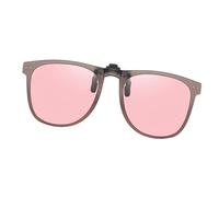MotiveTech Occhiali Da Sole con Clip per Uomini Che Amano Le Avventure All'aria Aperta, Rosa