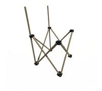 MotiveTech Outdoor Folding Seat Base Sedia Pieghevole Supporto Sedile Portatile Telaio Metallo con Piedini di Supporto Antiscivolo Struttura Compatta Adatta a, Medio 56cm X 36cm X 36cm, Beige