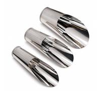 MotiveTech Paletta in Acciaio Inox Robusto Paletta da Giardino Resistente Attrezzo per Invasatura, Set Da 3 Pezzi Una Taglia Piccola, Una Media E Una Grande