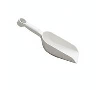 MotiveTech Paletta Plastica Giardinaggio Multiuso Mini Pala in Plastica Robusta Sessola Terriccio per Giardinieri, Hobbisti, Giardino, Spiaggia, Terrari, L, Quadrato Grigio+Bianco