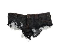 MotiveTech Pantaloncini per Action Figure in Miniatura, Facili da Indossare, Realizzati, Adatti per Vestire Bambole BJD E per La Casa, Nero