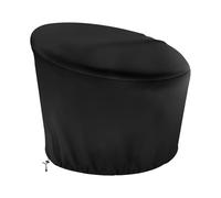 MotiveTech Papasan Copertura Sedia Uovo Antipioggia per Poltrona Outdoor con Chiusura Cinghie Regolabili Rivestimento Protettivo 210D Oxford Adatta a, S