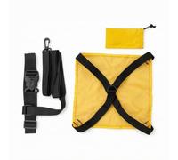 MotiveTech Paracute da Nuoto Resistente Allenatore Portatile Attrezzatura per Atleti , Ombrello Medio 35cm + Cintura 105cm