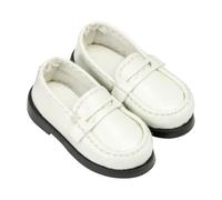 MotiveTech per Bambola BJD Compatto Calzature Senza Lacci con Cinturino sulla Vampata, Bianco