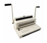 MotiveTech Perforatore e Rilegatrice Manuale Regolabile Perforatore da Tavolo con 40 Posizioni Quadrate Pratico per Uffici