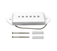 MotiveTech Pickup a bobina singola, sostituisce il suono classico professionale, parti per chitarra elettrica con articolazione forte, design vintage, Ponte Bianco