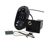 MotiveTech Pickup per Chitarra Acustica, Precablato con Controlli Bassi, Medi E Alti, Preamplificatore Equalizzatore per Chitarra Acustica a 4 Bande per Principi