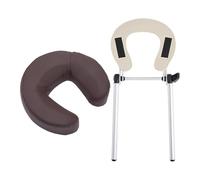 MotiveTech Poggiatesta per Lettino Da Massaggio Supporto per Testa con Kit Professionale Cuscino Ergonomico Piattaforma Da Tavolo Versatile Adatto a Saloni E Us, CaffÈ