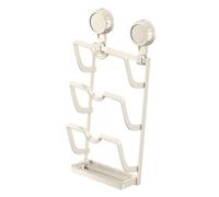 MotiveTech Porta Coperchi Da Muro Rastrelliera Salvaspazio Organizzatore per Pentole Supporto Verticale a 3 Livelli in Acciaio Robusto Smontabile Adatto per La, Bianco