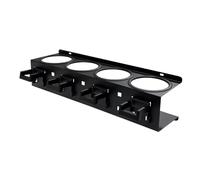 MotiveTech Porta Flacone Spray, Organizer per Attrezzi per Autolavaggio con 5 Ganci, Gancio per Ripostiglio, Garage, Nero 4 Fori