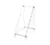 MotiveTech Porta Utensili da Taglio da Cucina Stabile Porta Compatto Supporto per Collezionisti, Chef, Negozio, Trasparente, Piccolo