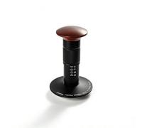 MotiveTech Pressino Dinamometrico a Molla Pressino da Caffè con Graduata Preciso Pressacaffè per Professionisti Del Caffè, Casa, 58mm, Nero Noce - Filettato Con Feedback Di Pressatura Della Polvere