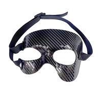 MotiveTech Protettore Nasale per Basket Maschera Protettiva Viso Adulti Realizzato in PVC Regolabile per Sport Come Pallavolo Lotta Karate, Mezza Faccia