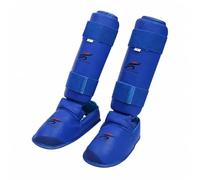 MotiveTech Protezione Tibia Caviglia e Dorso Del Piede Imbottito Parastinchi da Resistente Paratibia con Protezione Del Piede per Esercitazioni Tecniche