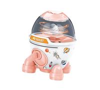 MotiveTech Razzo con Serratura Bancomat Mini Educativo Scatola Risparmio Porta Monete Decorativo Adatto a Bambini Compleanno, rosa, Taglia unica