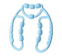 MotiveTech Rullo Massaggiante per Gambe E Cosce, Attrezzo per Massaggio Profondo Dei Tessuti, Strumento per Bodybuilding, Regalo per Donna, Blu
