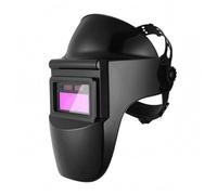 MotiveTech Schermo per Saldatura Visiera Protettiva Maschera Casco Solido per Copertura Larga E Visione Frontale Chiara PET, ZB-116 Con Oscuramento Automatico + 10 Lenti Protettive