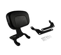 MotiveTech Schienale con Cuscino Imbottito Poggiaschiena Pieghevole, Compatto, Accessorio, per Viaggi, Passeggero, Ciclisti, Nero